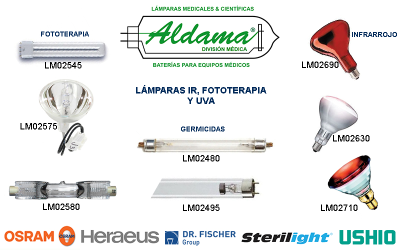 lamparas de fototerapia ir y uva